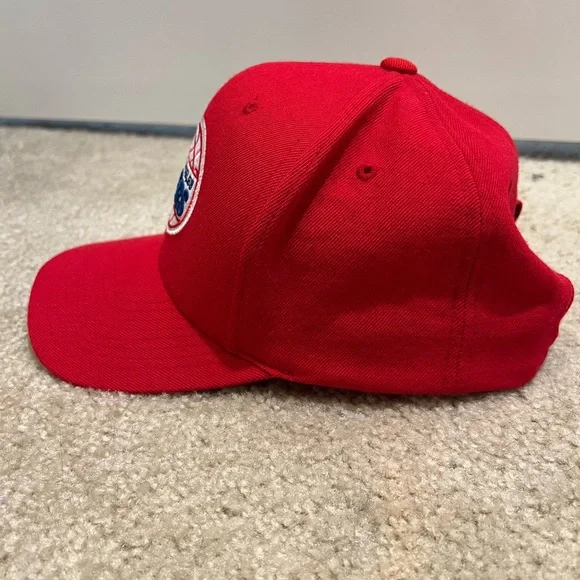 Mitchell & Ness Red Los Angeles Clippers Hat - Picture 2 of 4